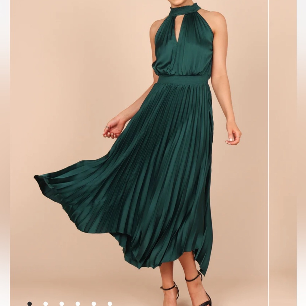 PETAL AND PUP— DOMINIQUE DRESS - EMERALD, size 6
